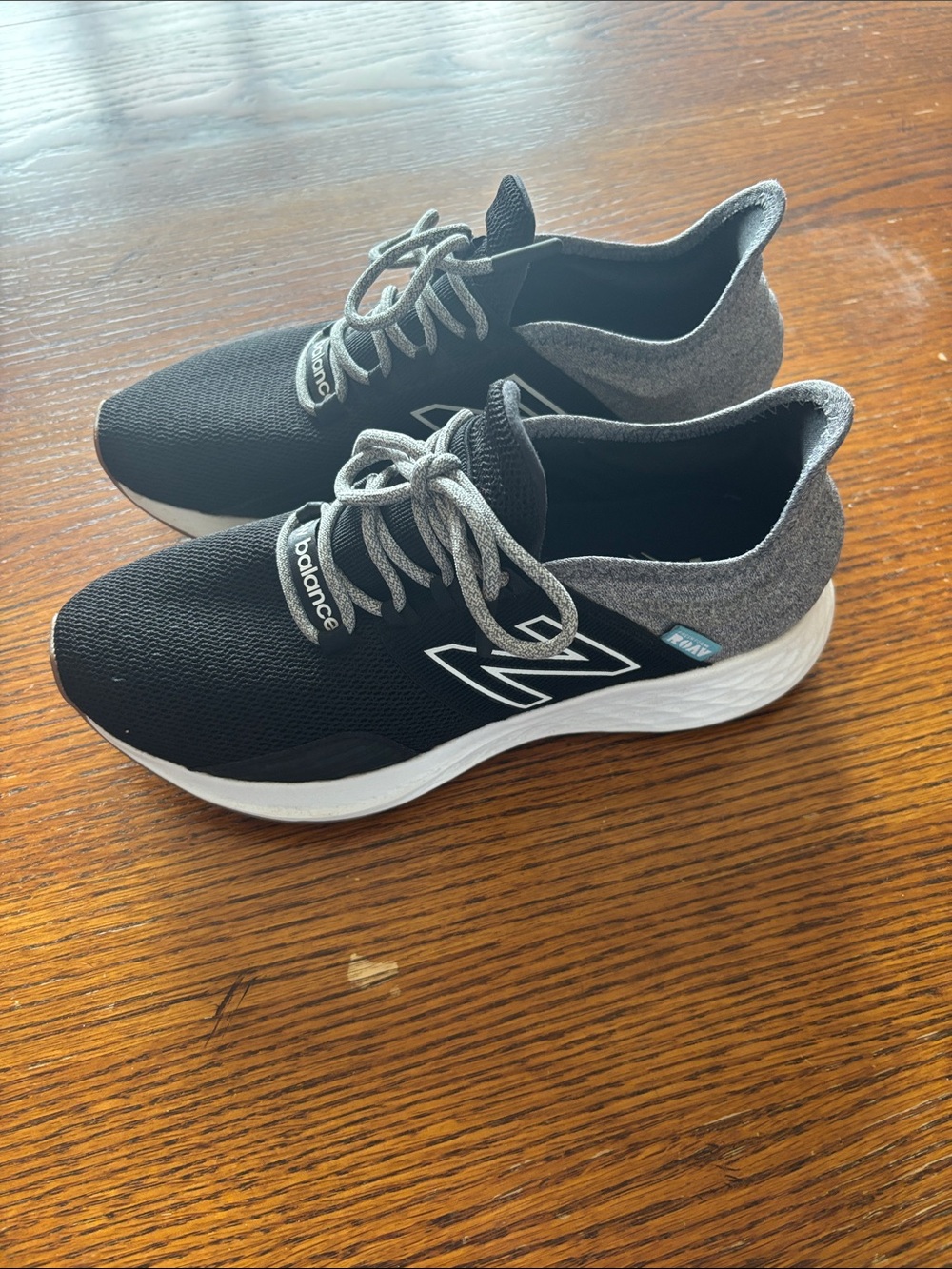 New Balance Black & Gray Athletic Running Sneakers - Picture 3 of 4